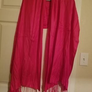 Hot pink, wrap/scarf, one size fits all